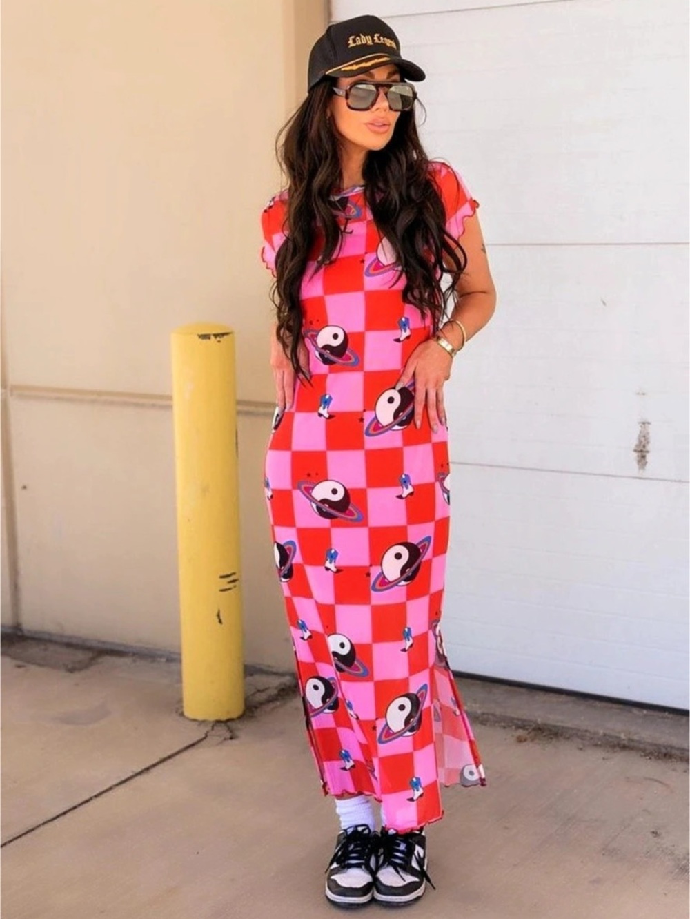 Dressed in LALA Cosmic Cowgirl Mesh Dress
